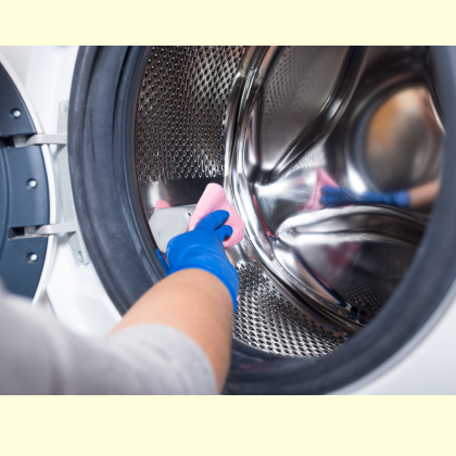 Top load washing machine cleaning